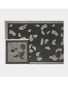 Katie Loxton Printed Blanket Scarf - Chocolate